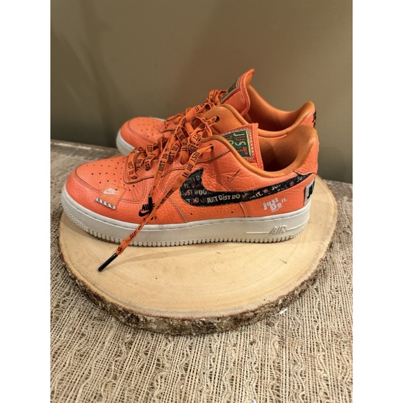 Nike Air Force 1 Low Just Do It Orange 2018 AR7719-800 US size 7.5 - Picture 6 of 15